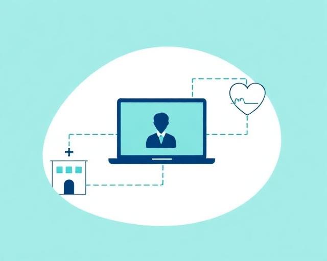 Diagram showing the care coordination model: Dr. Charla provides telemedicine consultations remotely while coordinating local diagnostic testing (echocardiograms, MRI, labs) with regional facilities near the patient
